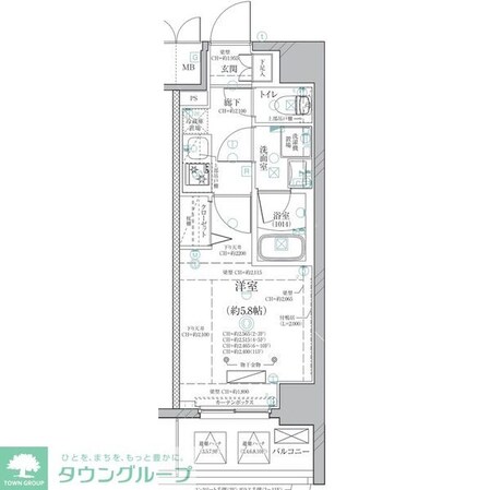 ディアレイシャス泉の物件間取画像